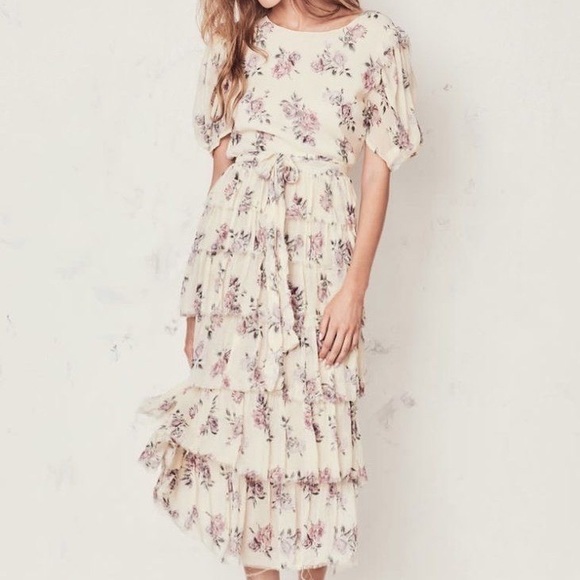 LoveShackFancy Roxanne Dress Dream - Picture 2 of 2